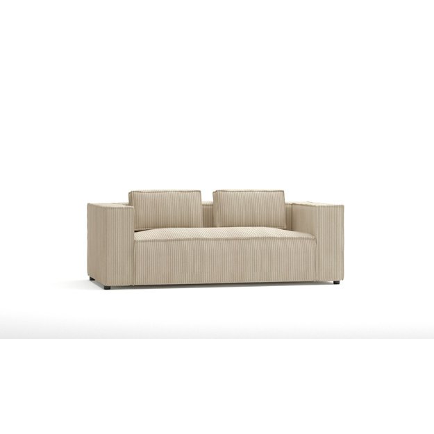 Dvivietė sofa Cloe - 196 cm, minkštos nugaros pagalvės, kasdieniam poilsiui