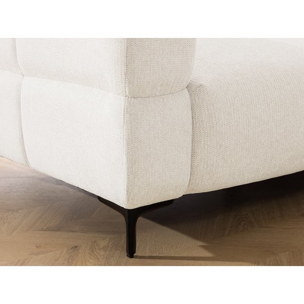 Dvivietė sofa Helio - moderni, aukštesnės kojelės, minkštos pagalvės