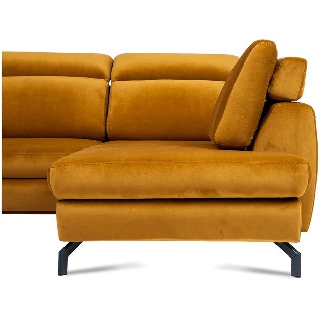 Minkštas kampas Denver – su miego funkcija, patalynės dėže ir aukštomis kojelėmis 7