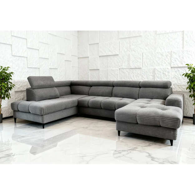 Minkštas kampas KMAstiU – su miego funkcija ir dviem patalynės dėžėmis 2