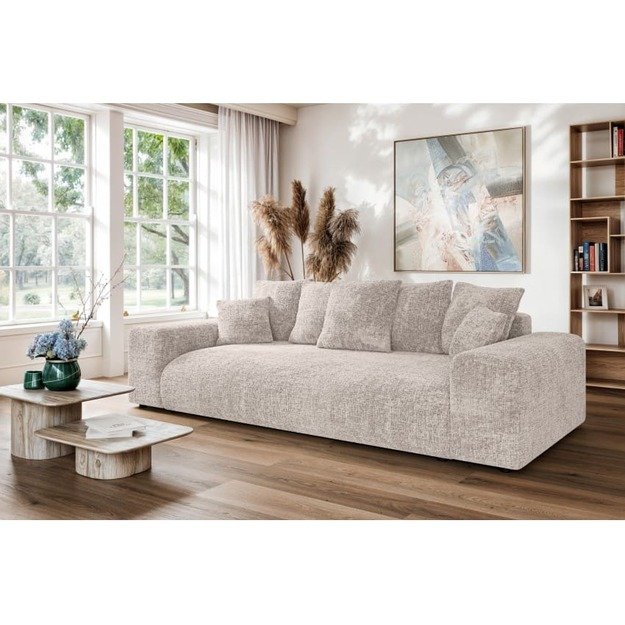 Keturvietė sofa Luma – miego funkcija, patalynės dėžė, erdvus poilsis 1