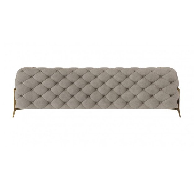 Trivietė sofa Chelsea Bis - erdvesnė trivietė sofa, aukštos kojelės, banguotos spyruoklės
