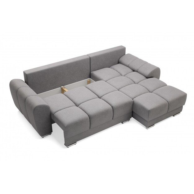Kampinė sofa-lova Azzuro – funkcionali ir moderni sofa su miegama funkcija