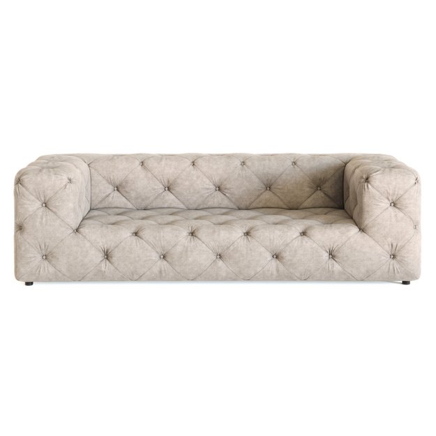 Trivietė sofa Fresco - 230 cm, platesni porankiai, kasdieniam poilsiui