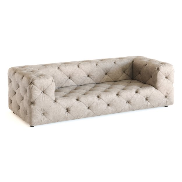 Trivietė sofa Fresco - 230 cm, platesni porankiai, kasdieniam poilsiui