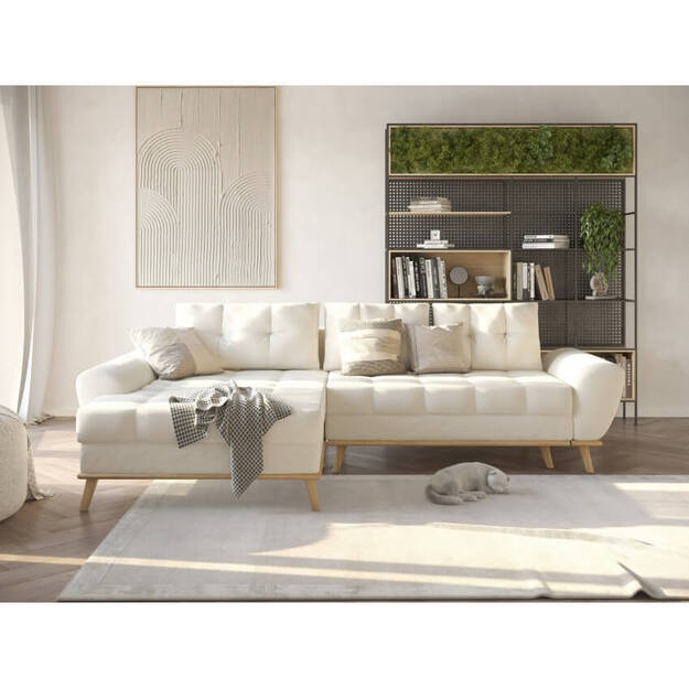 Kampinė sofa-lova Baltico – stilius, komfortas ir funkcionalumas viename