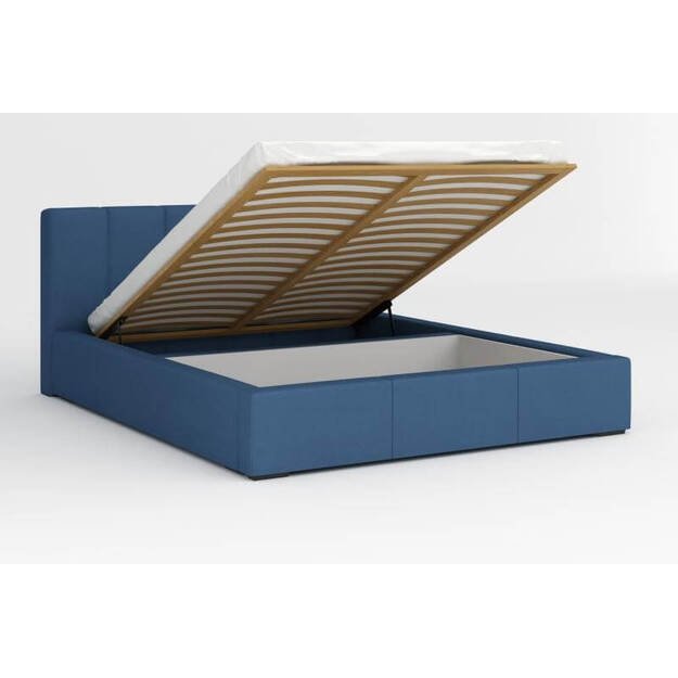 Lova MISTRAL su pakeliamu mechanizmu ir patalynės dėže – elegantiška miegamojo lova (tik lova)