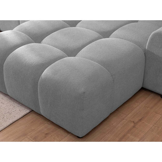 Minkštas kampas Albane su pufu – universalus, erdvus ir elegantiško dizaino komplektas 9