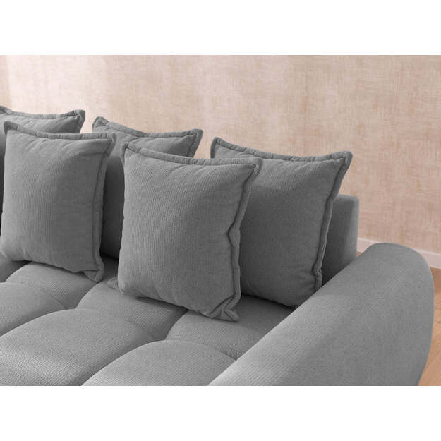 Minkštas kampas Albane su pufu – universalus, erdvus ir elegantiško dizaino komplektas 10