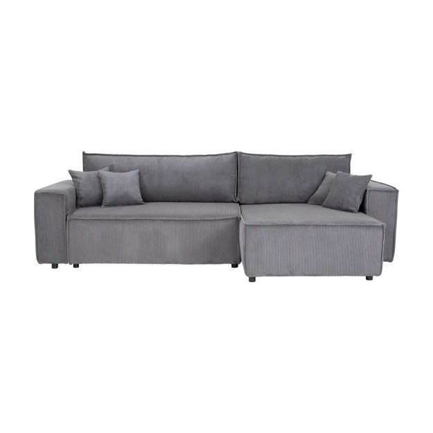 Minkštas kampas KMNizza – su miego funkcija, patalynės dėže ir Dolphin tipo išskleidimu 1