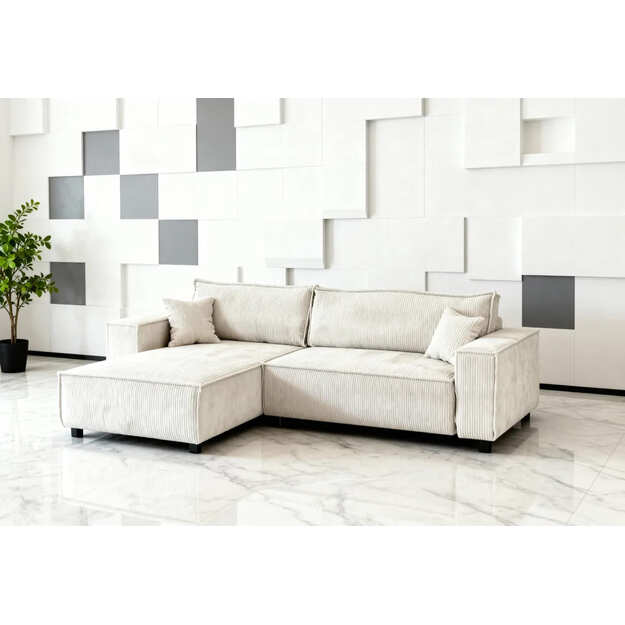 Minkštas kampas KMNizza – su miego funkcija, patalynės dėže ir Dolphin tipo išskleidimu 12