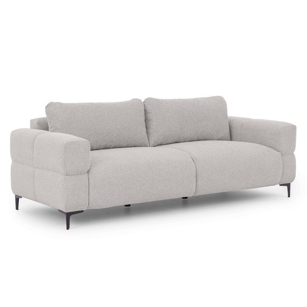 Trivietė sofa Helio – lengvas siluetas, aukštos kojelės ir modernus komfortas 7