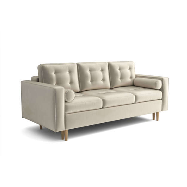 Sofa-lova VENTA – miego funkcija, patalynės dėžė, 225 cm plotis