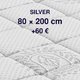 SILVER 80x200 (+ €60.00)