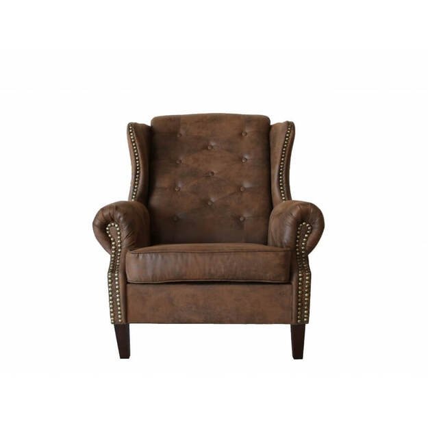 Chesterfield tipo fotelis Bedford – britiška elegancija Budapešto širdyje  