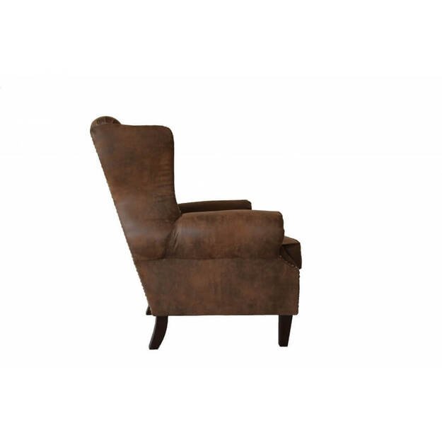 Chesterfield tipo fotelis Bedford – britiška elegancija Budapešto širdyje  