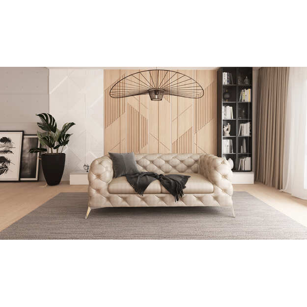 Dvivietė sofa Chelsea - modernios klasikos dizainas, aukštos kojelės 1