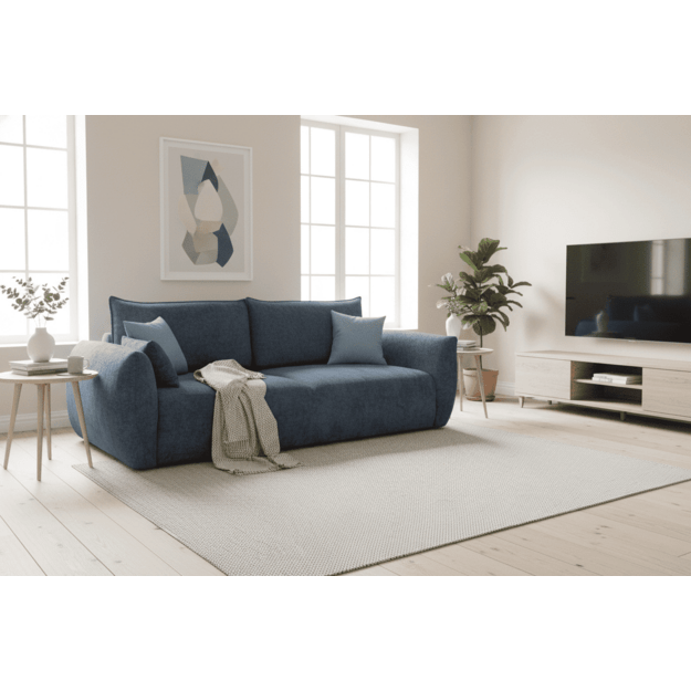 Sofa-lova ZEPHIRA – miego funkcija, patalynės dėžė, 238 cm plotis 6