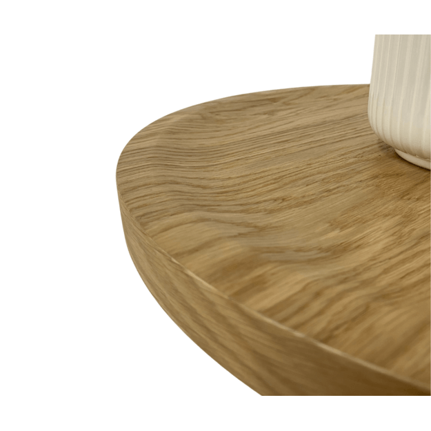 Kavos staliukas „BOLD A“ – nedidelis, prabangus akcentas su ąžuolo faneruote dengtu stalviršiu (tik staliukas) 5