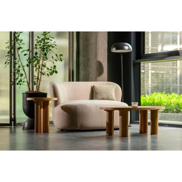 Kavos staliukas „BOLD A“ – nedidelis, prabangus akcentas su ąžuolo faneruote dengtu stalviršiu (tik staliukas) 6