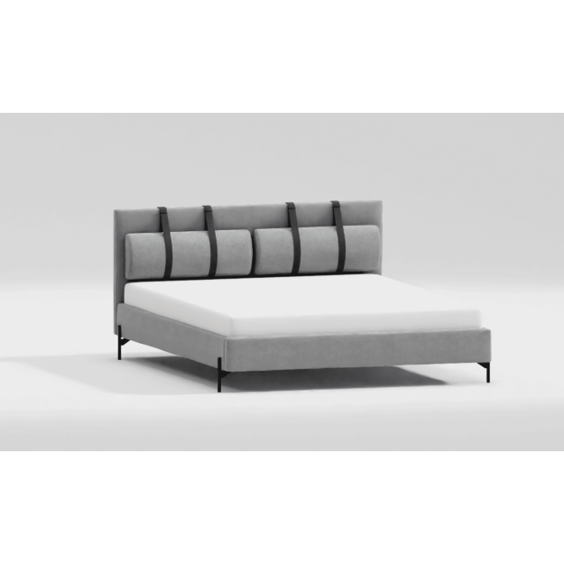 Viengulė lova TULSA – minimalistinė 90x200 be čiužinio ir be patalynės dėžės 3