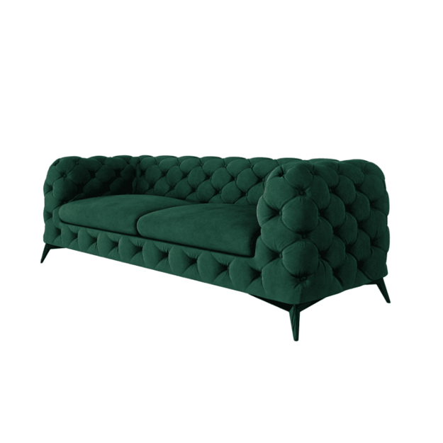 2,5 vietos sofa Chelsea - platesnė sėdimoji dalis, aukštos kojelės, banguotos spyruoklės 8