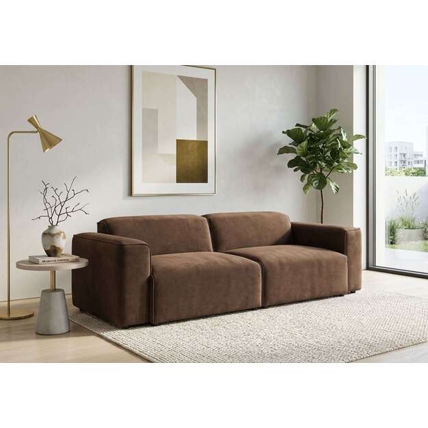 Sofa-lova MILKY – miego funkcija, be patalynės dėžės, 255 cm plotis 9