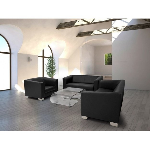 Dvivietė sofa Chicago - kompaktiška, aukštesnės kojelės, kasdieniam poilsiui