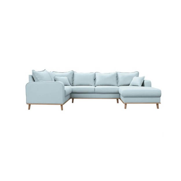 Kampinė sofa Beata U – erdvus ir elegantiškas baldas 6 asmenims