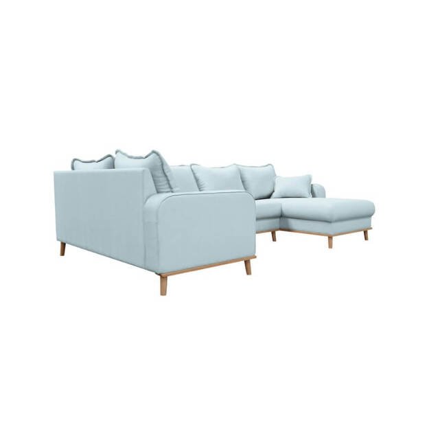 Kampinė sofa Beata U – erdvus ir elegantiškas baldas 6 asmenims