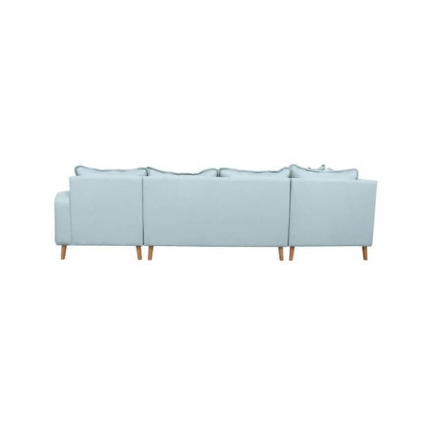 Kampinė sofa Beata U – erdvus ir elegantiškas baldas 6 asmenims