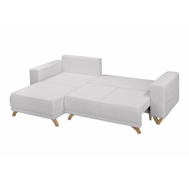 Kampinė sofa-lova Bella (L išdėstymas) – elegancija, komfortas ir funkcionalumas viename