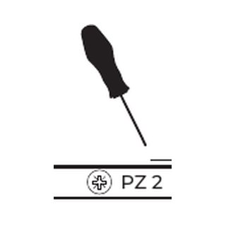 PZ2 atsuktuvo arba antgalio žymėjimas
